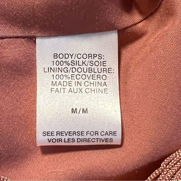 Cami NYC Womens Floral Silk Slip Dress Size M Fringe Gatsby Wedding Party Glam - Picture 11 of 11